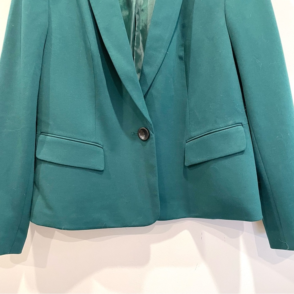 Kasper Classic Single Button Close Stretch Blazer - image 5